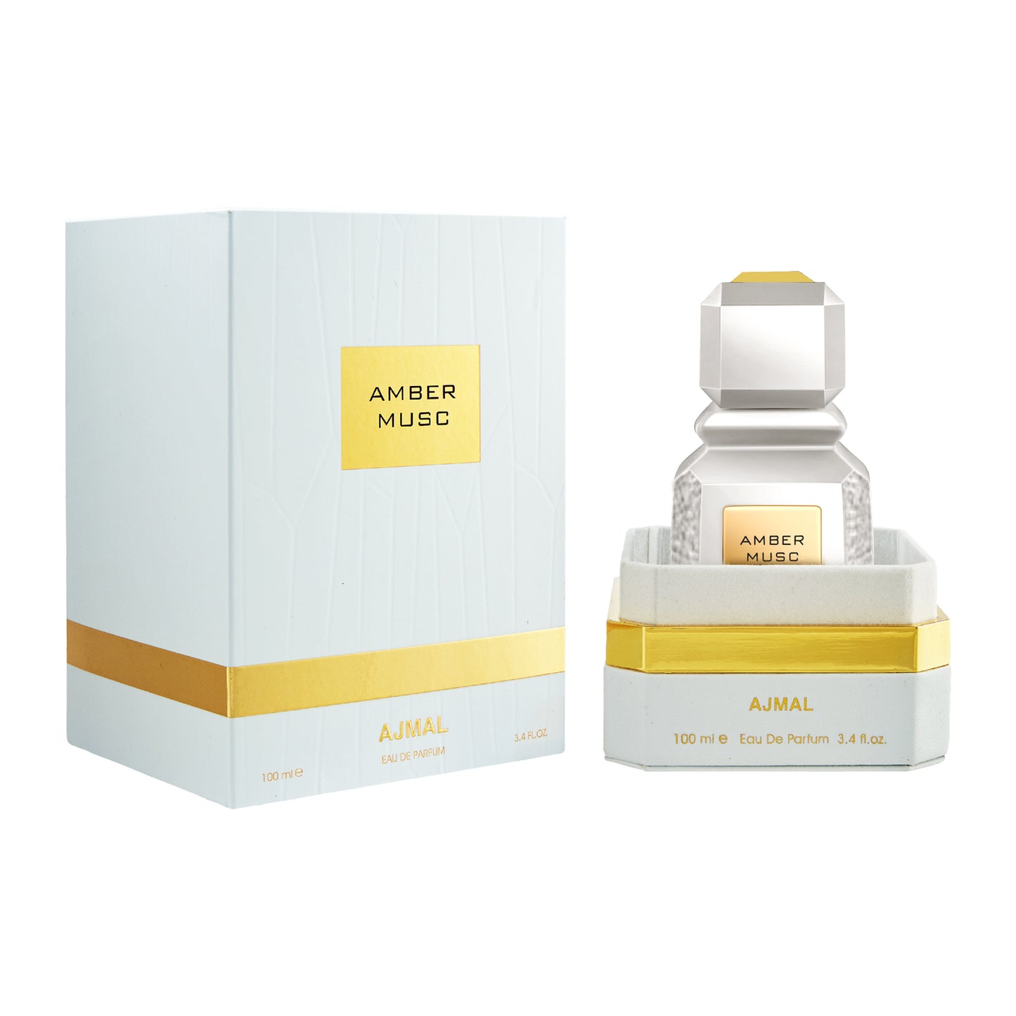 long lasting perfume for men - AMBERMUSC EDP Perfume 100ML for Unisex by Ajmal Perfumes