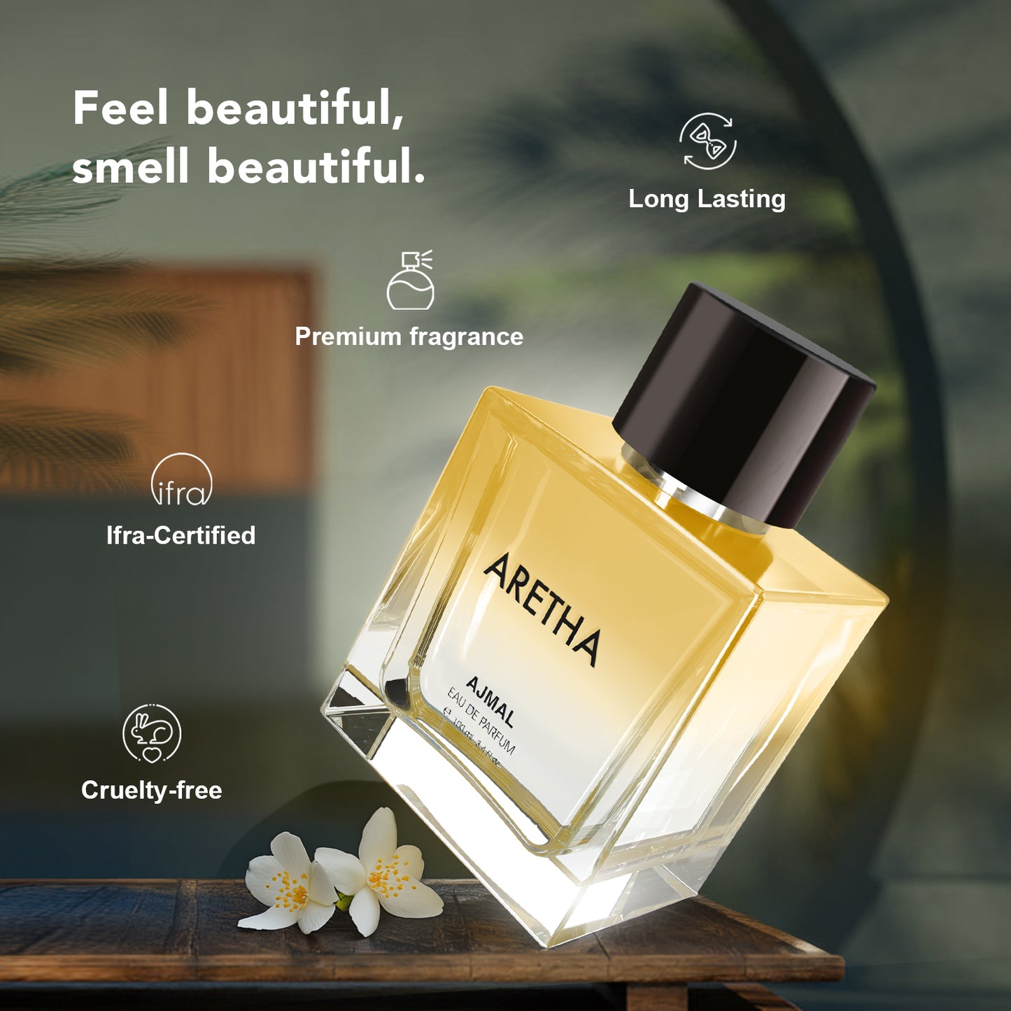 fruity floral perfumes - ARETHA EDP Perfume 100ML for Women from Ajmal Perfumes