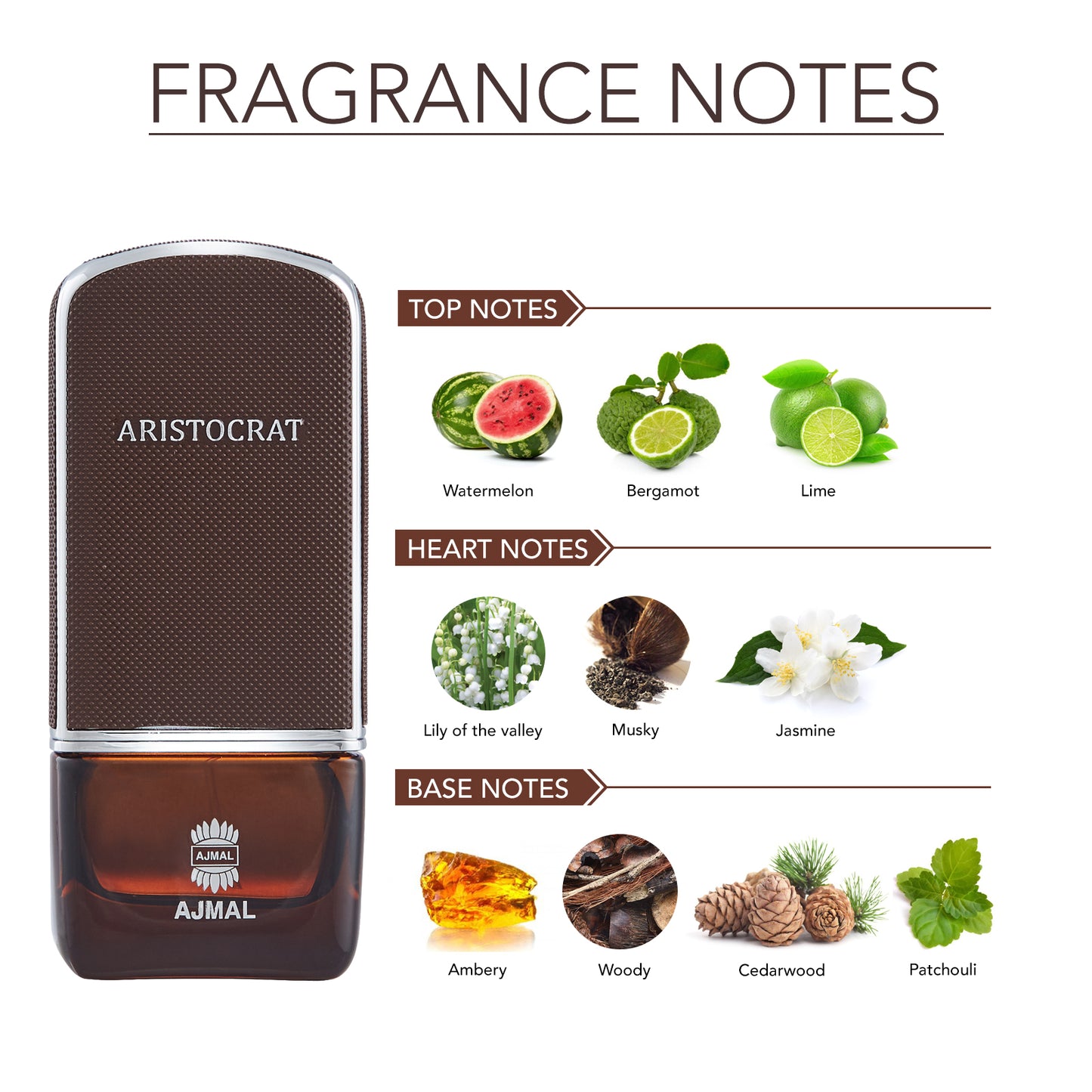 ajmal perfumes for men - ARISTOCRAT EDP Perfume 75ML for Men from Ajmal perfumes
