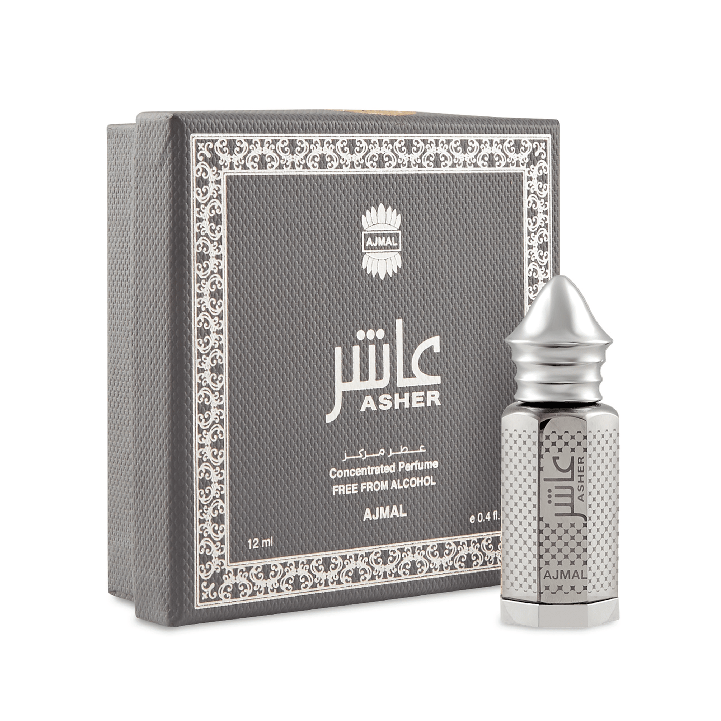 Fresh Floral Attar - Asher Non-Alcoholic Attar 12ML for Unisex by Ajmal Perfumes