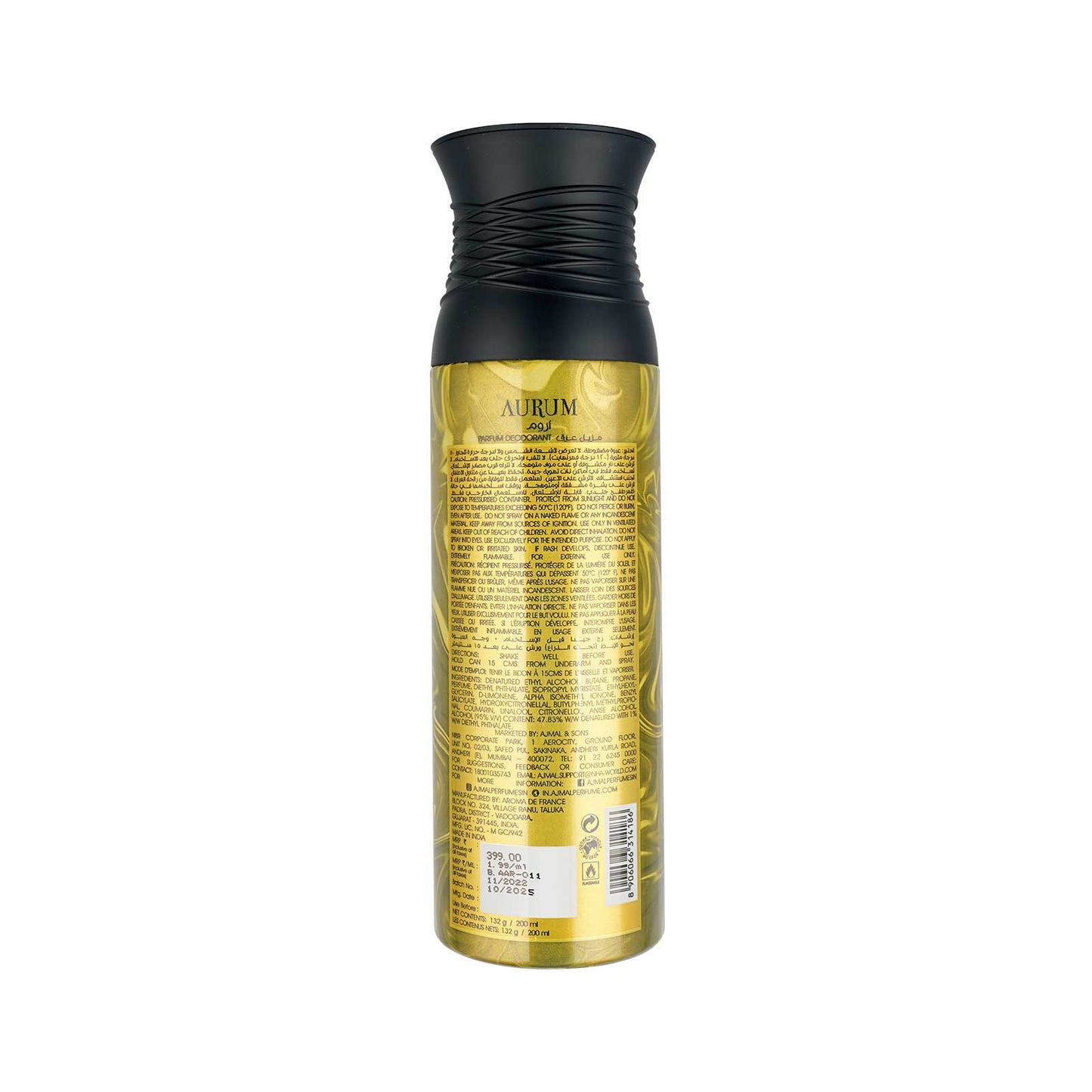 women's body deodorant - AURUMFEMME Deodorants 200ML for Women from Ajmal Perfumes