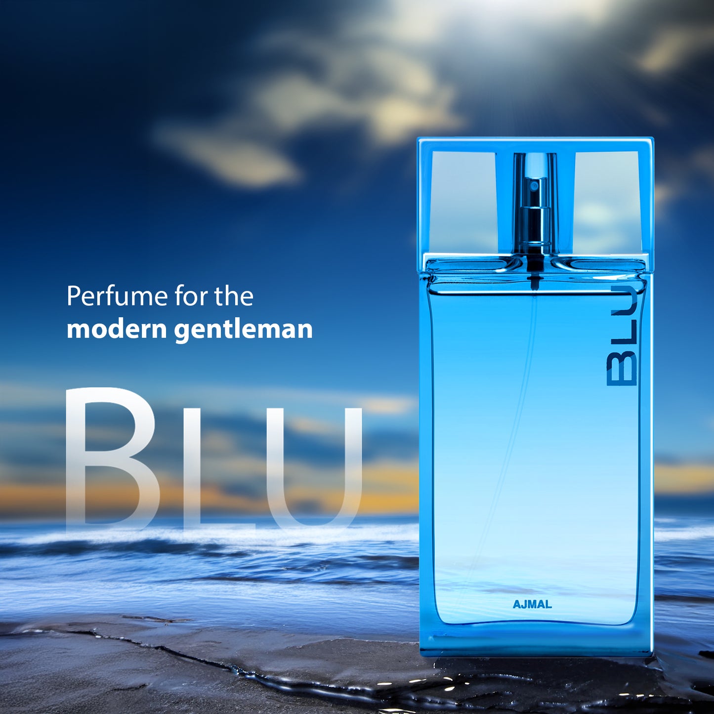 refresh perfume - BLU EDP Perfume 90ML for Men by Ajmal Perfumes