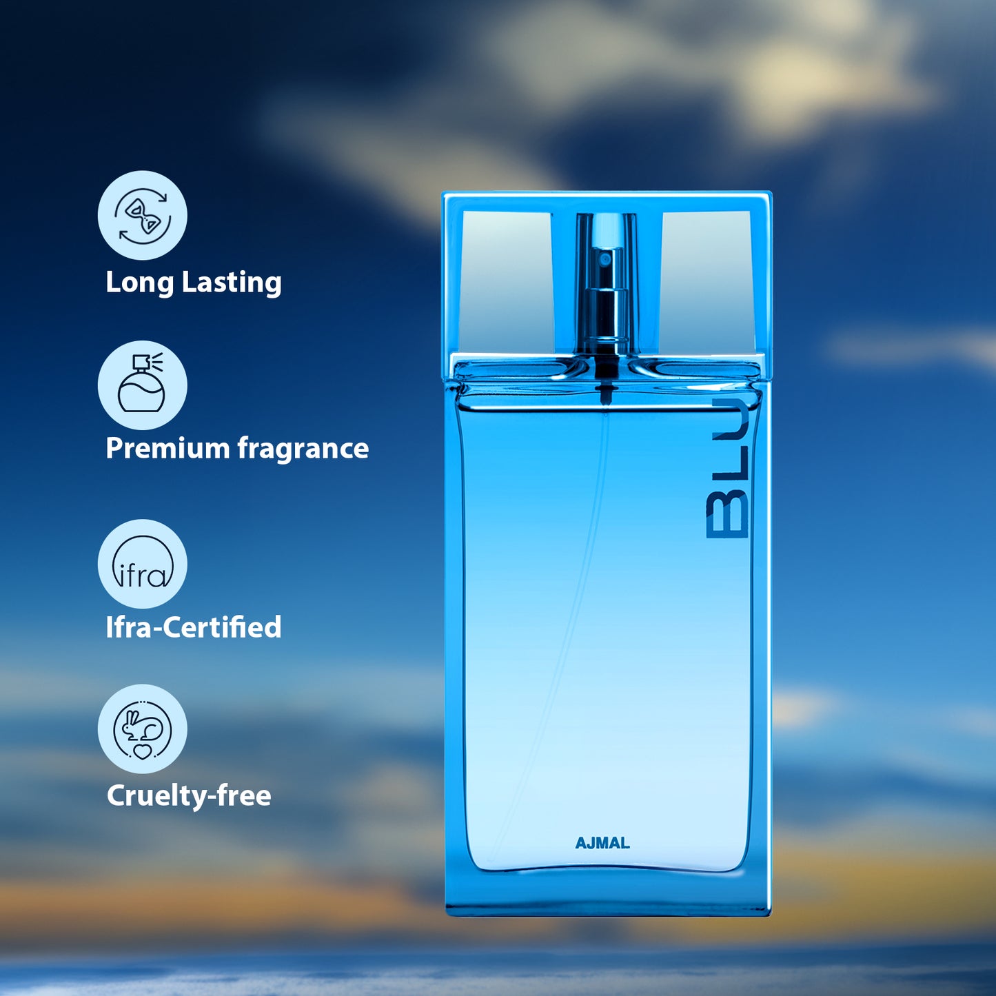 aqua fresh perfume - BLU EDP Perfume 90ML for Men from Ajmal perfumes