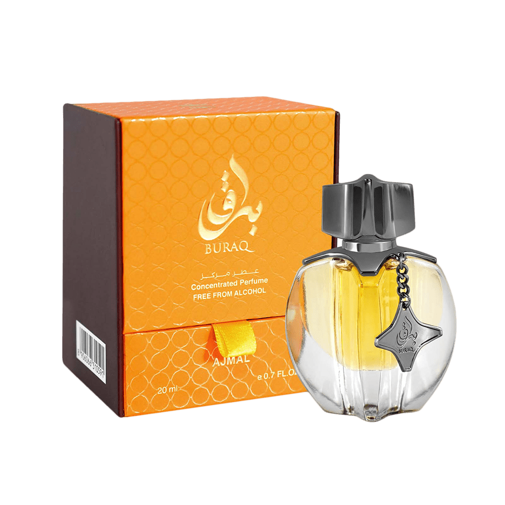 fruity smell attars - BURAQ Non-Alcoholic Attar 20ML for Unisex from Ajmal Perfumes