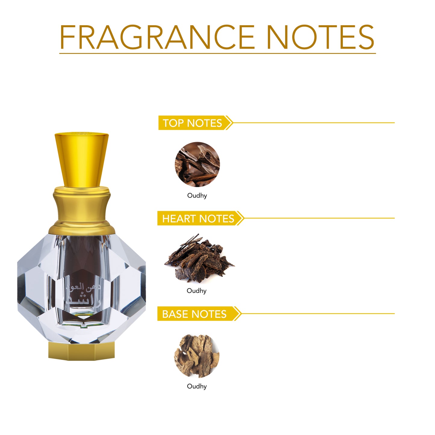 oudh attar for women - Dhanul Oudh Raashid Non-Alcoholic Attar 3ML for Unisex from Ajmal perfumes