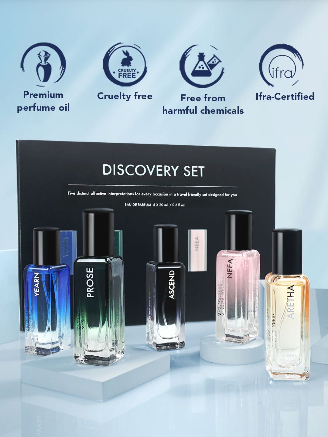 unisex perfume gift sets - DISCOVER Perfume Giftpack 100ML for Unisex from Ajmal Perfumes