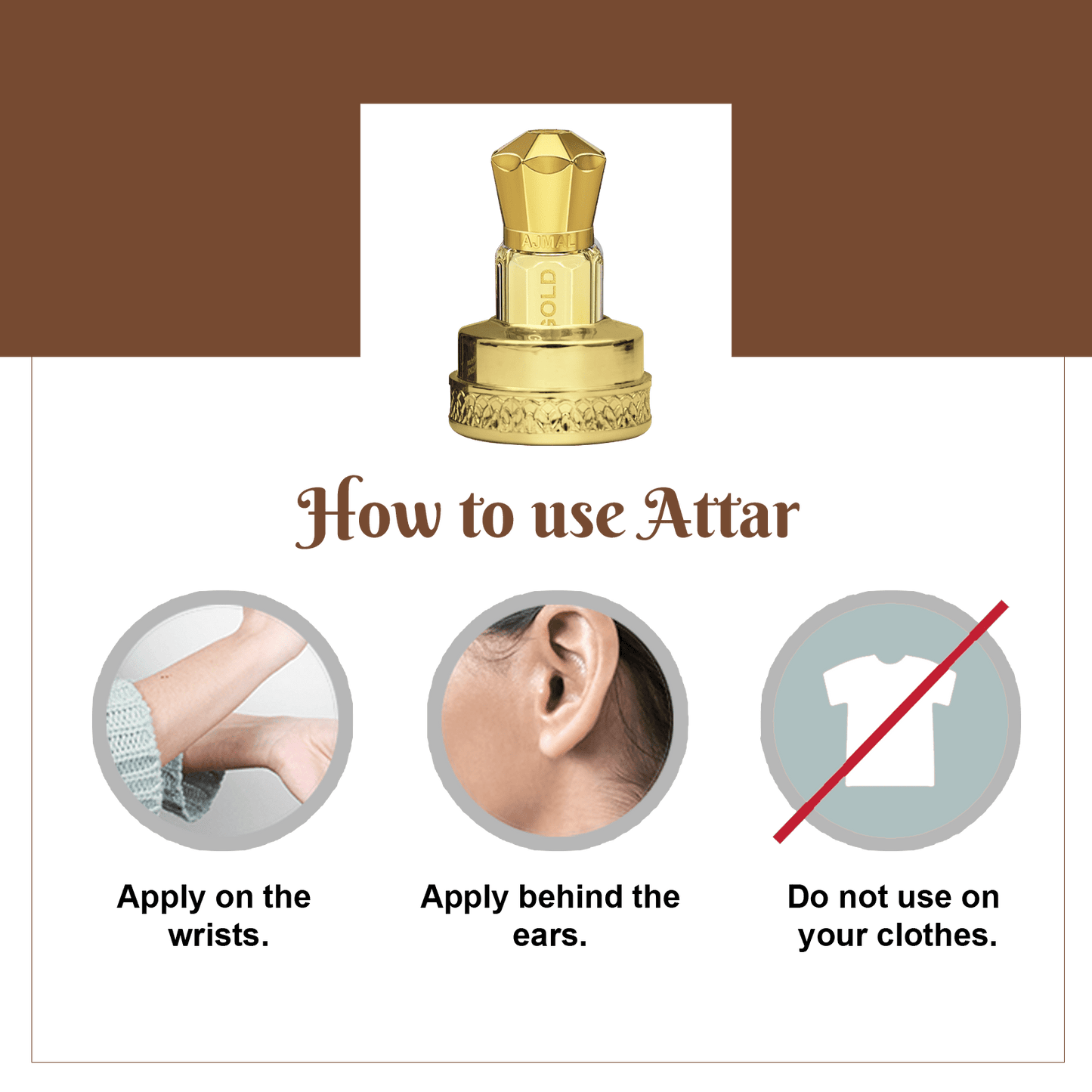 oudh attar - DUBAI OUD Non-Alcoholic Attar 5ML for Unisex from Ajmal Perfumes