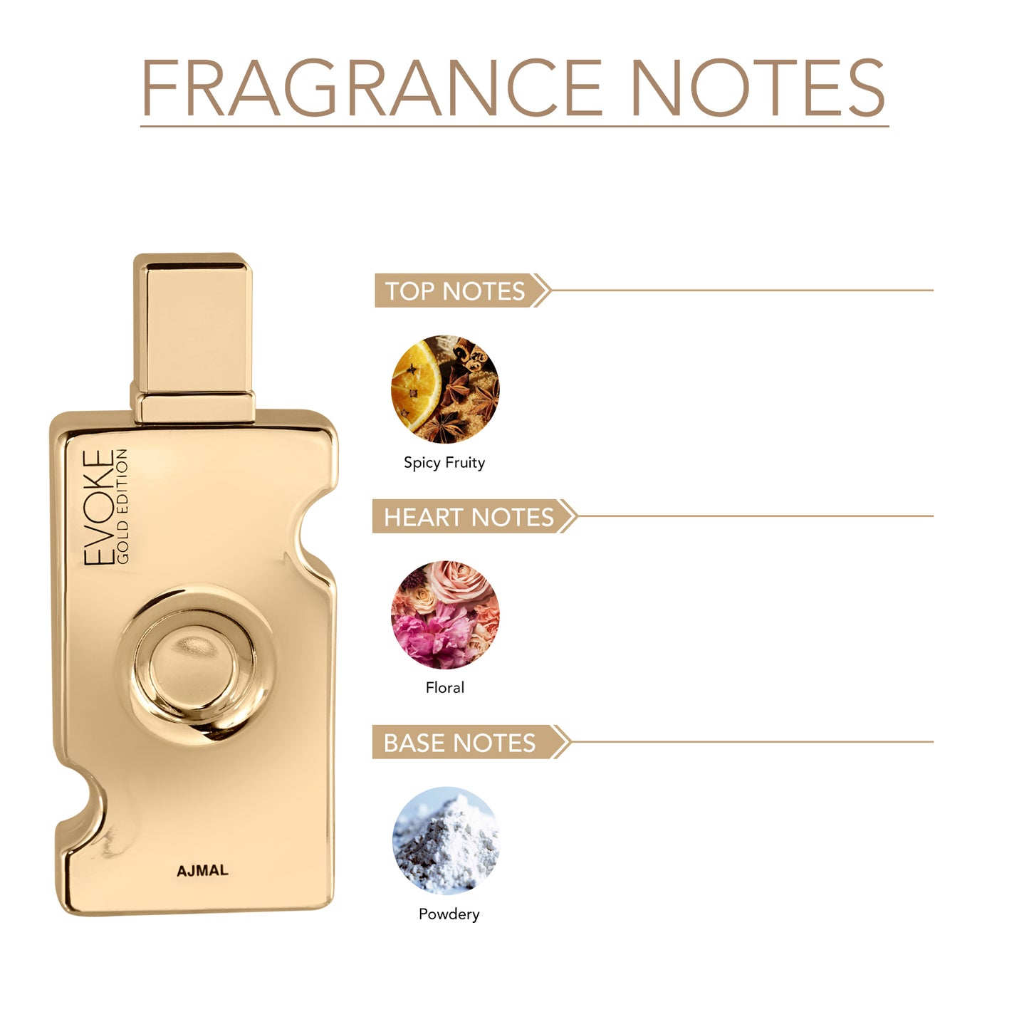 ajmal evoke gold edition for her - EVOKE GOLD EDITION EDP Perfume 75ML for Women from Ajmal perfumes