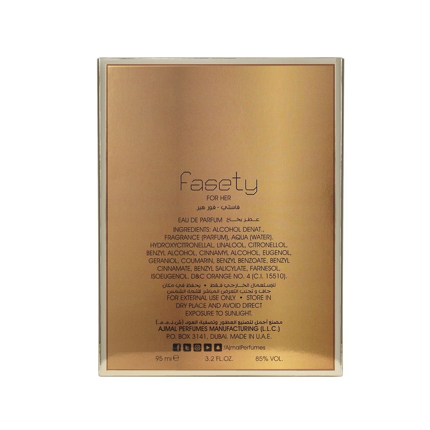 Fasety Perfume 95ml for Women