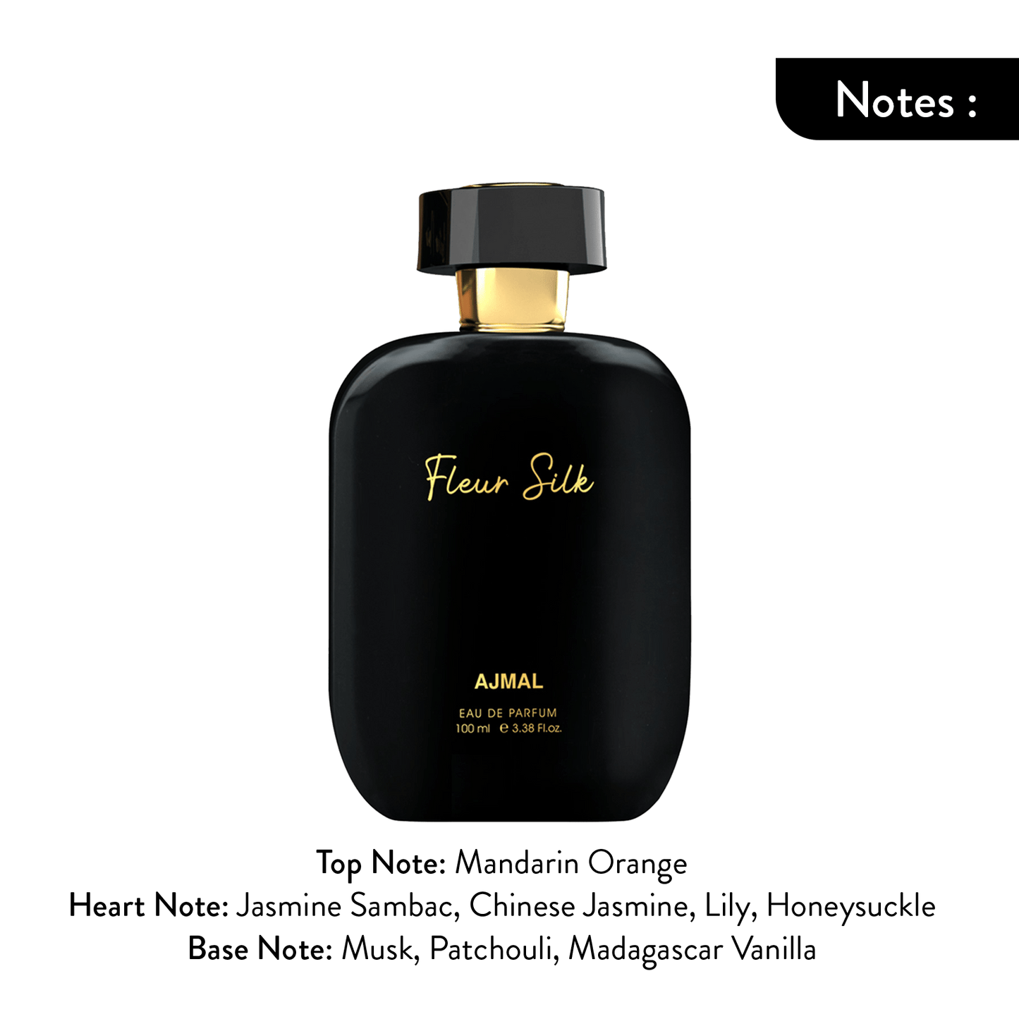 best white floral perfumes - FLEUR-SILK EDP Perfume 100ML for Women from Ajmal Perfumes