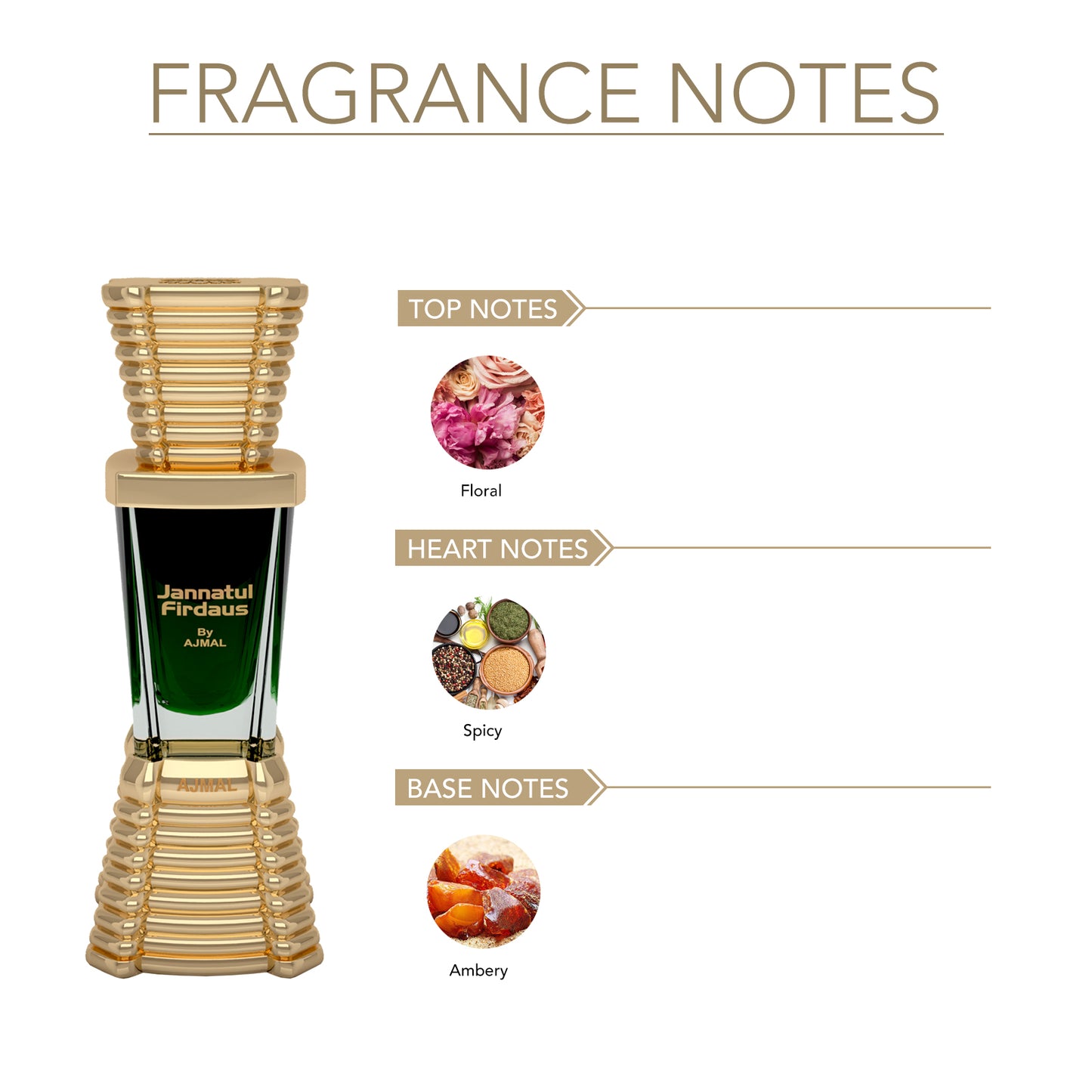 jannatul firdaus attar - JANNATUL FIRDAUS Non-Alcoholic Attar 10ML for Unisex from Ajmal Perfumes