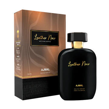 leather perfume - LEATHER-NOIR EDP Perfume 100ML for Men by Ajmal Perfumes
