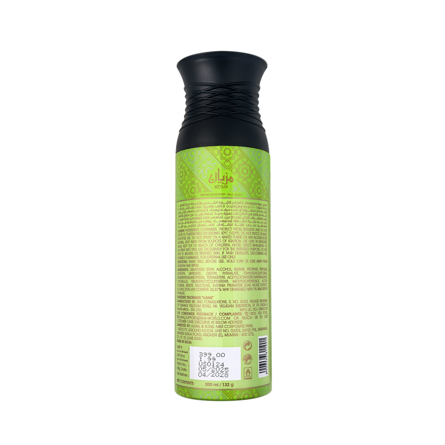 Mizyaan Deodorants 200 ML for Unisex