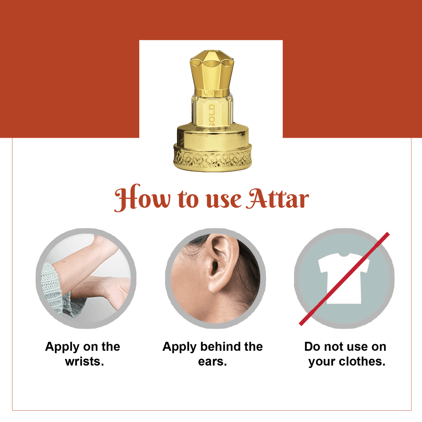 MUSK AMBER Non-Alcoholic Attar 5ML for Men