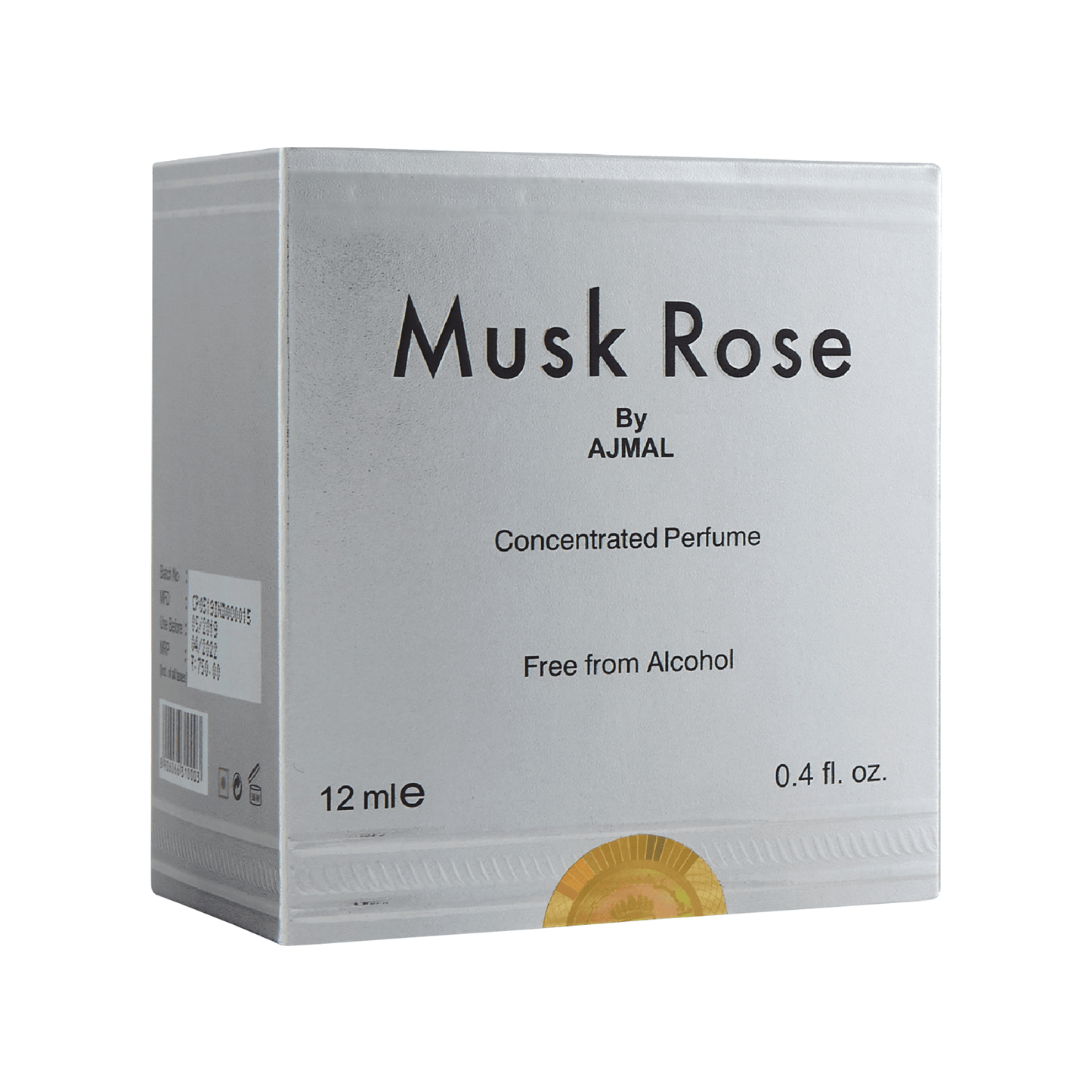 red rose attar for women - MUSK ROSE Non-Alcoholic Attar 12ML for Unisex from Ajmal Perfumes