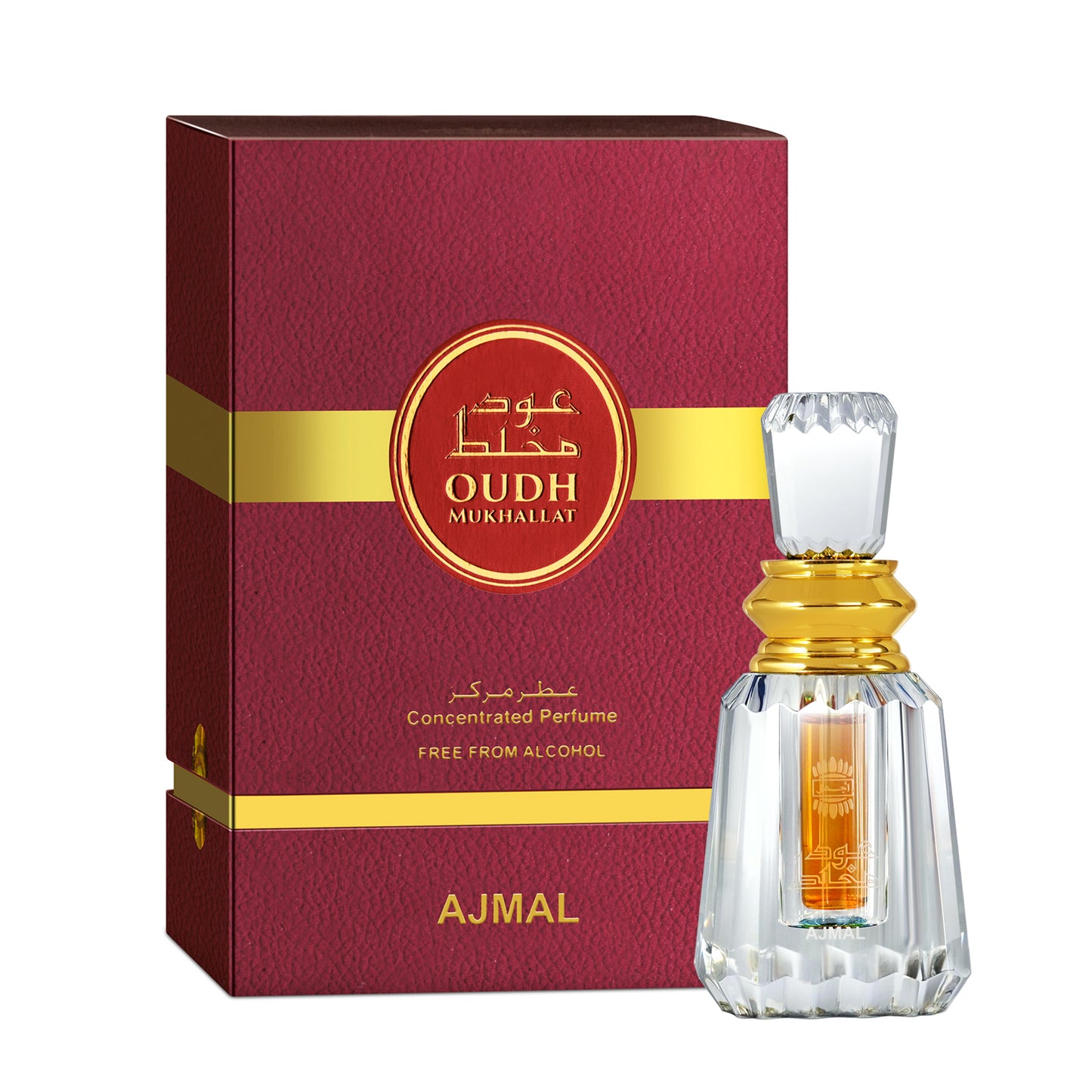 best ajmal spicy perfume - OUDH MUKHALLAT Non-Alcoholic Attar 6ML for Unisex from Ajmal Perfumes