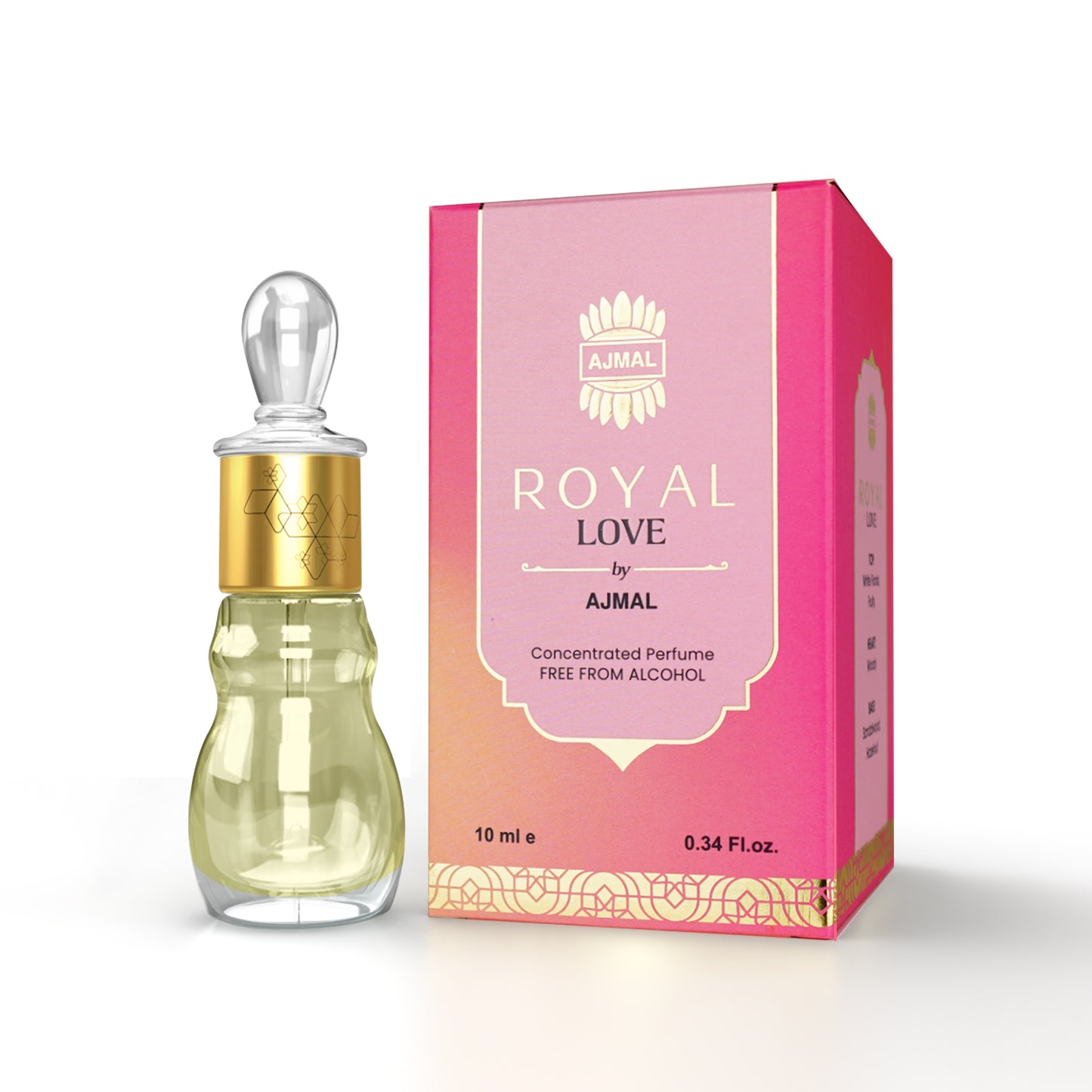attar for womens - ROYAL-LOVE Non-Alcoholic Attar 10ML for Women by Ajmal Perfumes