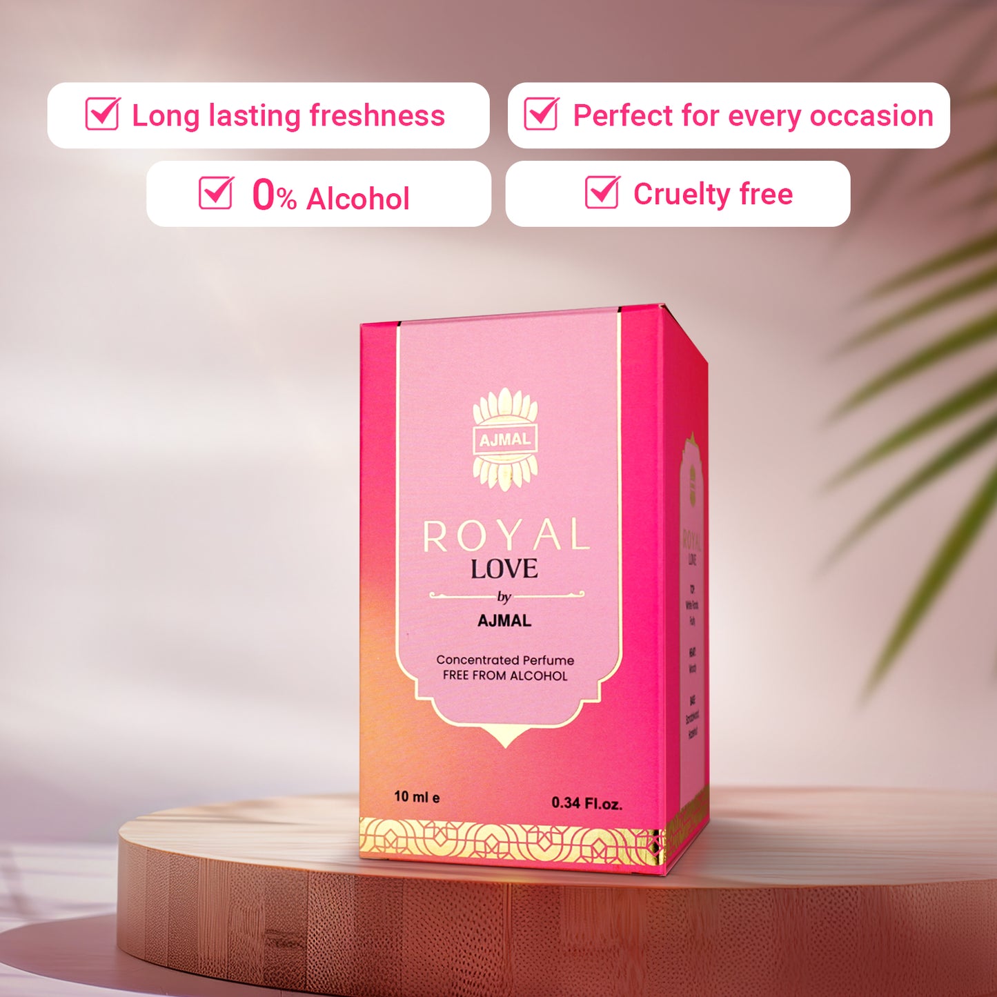 non alcoholic attar for women - ROYAL-LOVE Non-Alcoholic Attar 10ML for Women by Ajmal Perfumes