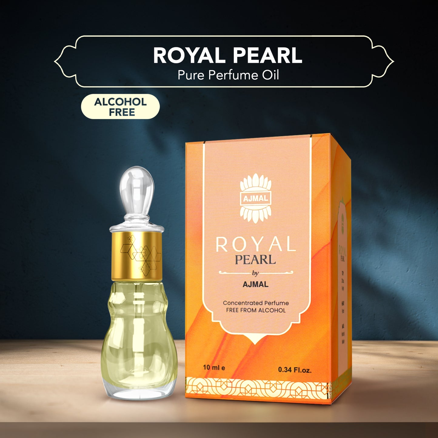 non alcoholic attar for women - ROYAL-PEARL Non-Alcoholic Attar 10ML for Women from Ajmal Perfumes