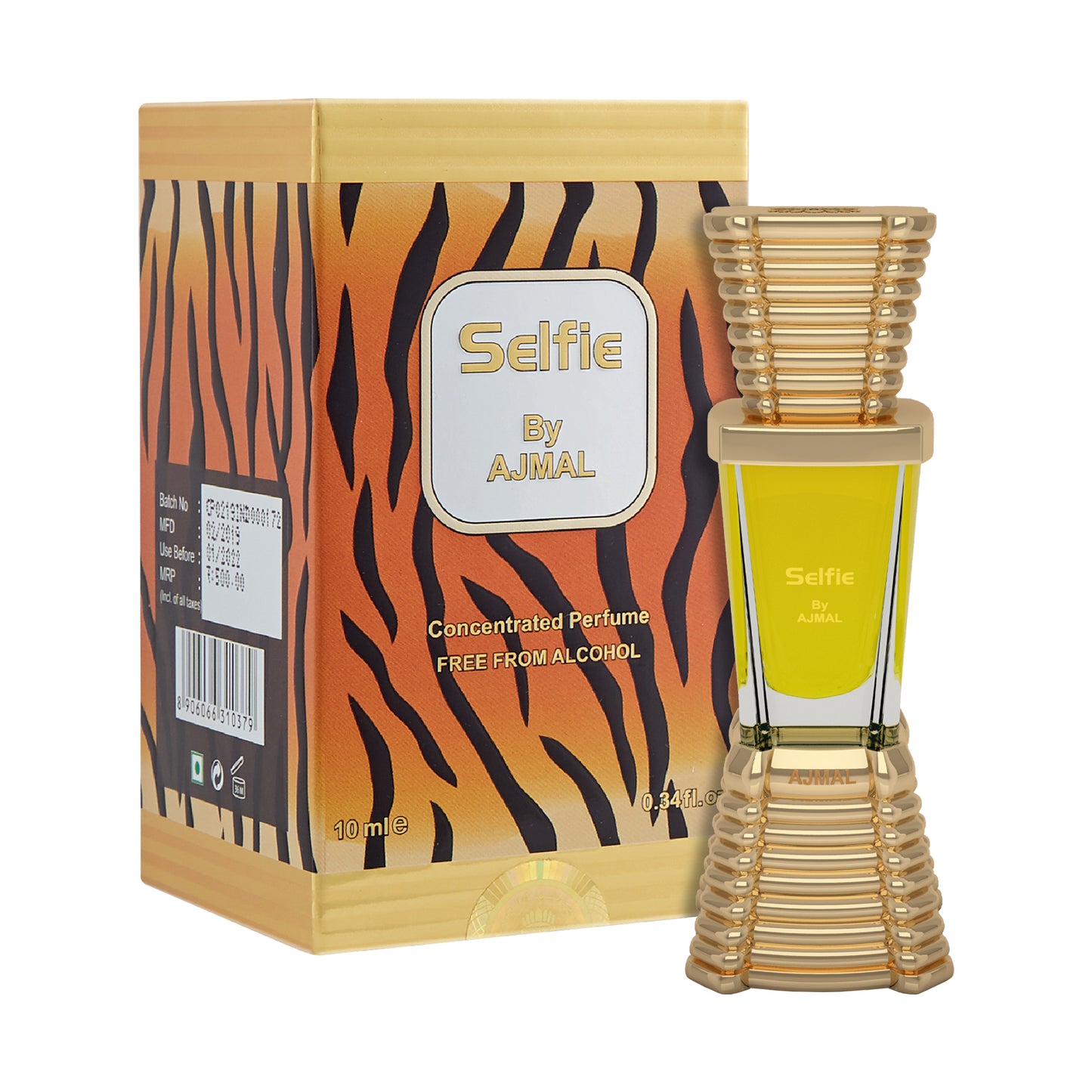 Spicy fruity attar for men - SELFIE Non-Alcoholic Attar 10ML for Men from Ajmal Perfumes