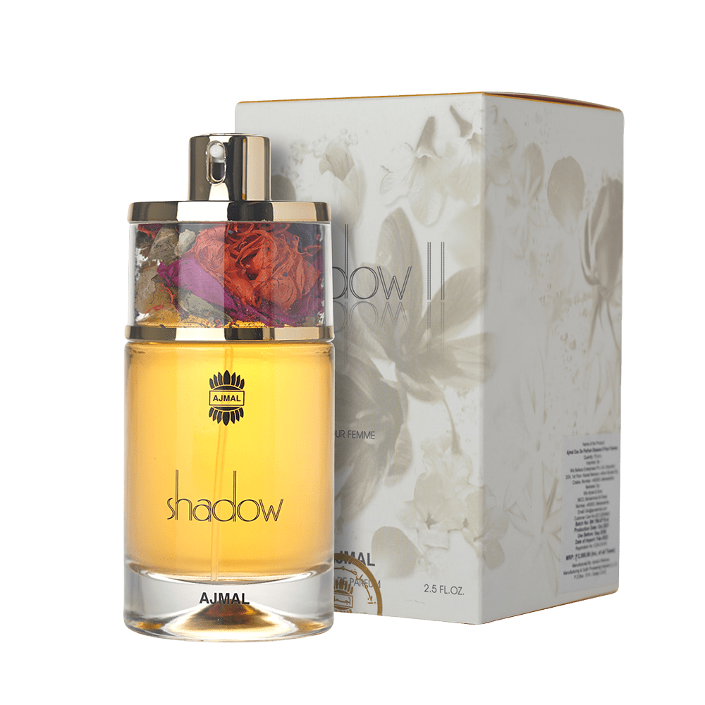 Ajmal's ambery and woody perfume - SHADOW II FEMME EDP Perfume 75ML for Women from Ajmal Perfumes