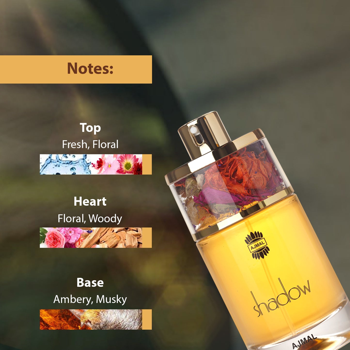 fresh floral perfume - SHADOW II FEMME EDP Perfume 75ML for Women from Ajmal Perfumes