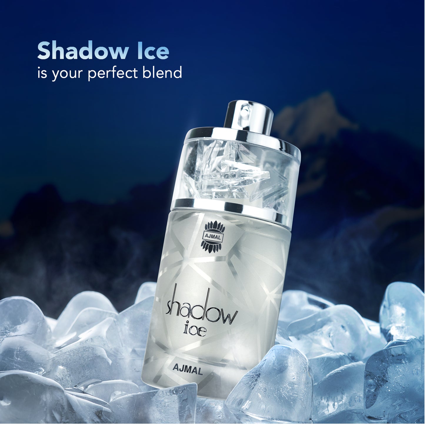 refresh perfume - SHADOW ICE EDP Perfume 75ML for Unisex from Ajmal Perfumes