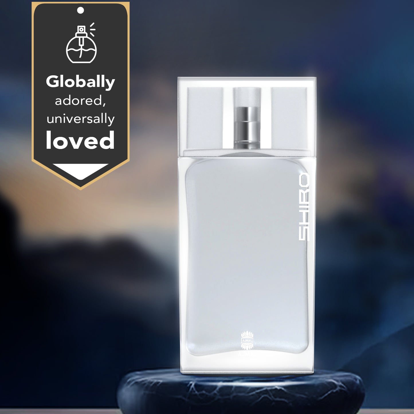 spicy men's perfume - SHIRO EDP Perfume 90ML for Men by Ajmal Perfumes