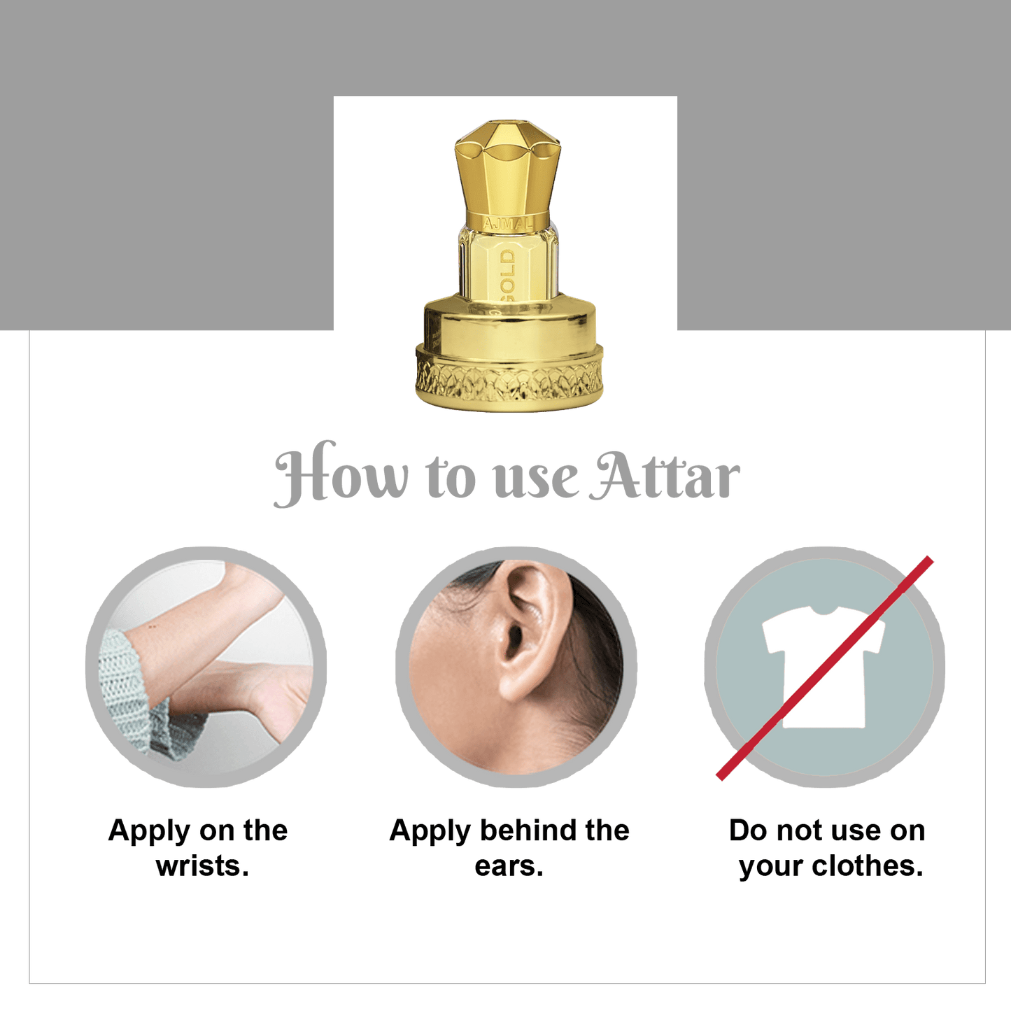 best oudh attar in india - WHITE OUD Non-Alcoholic Attar 5ML for Unisex from Ajmal Perfumes