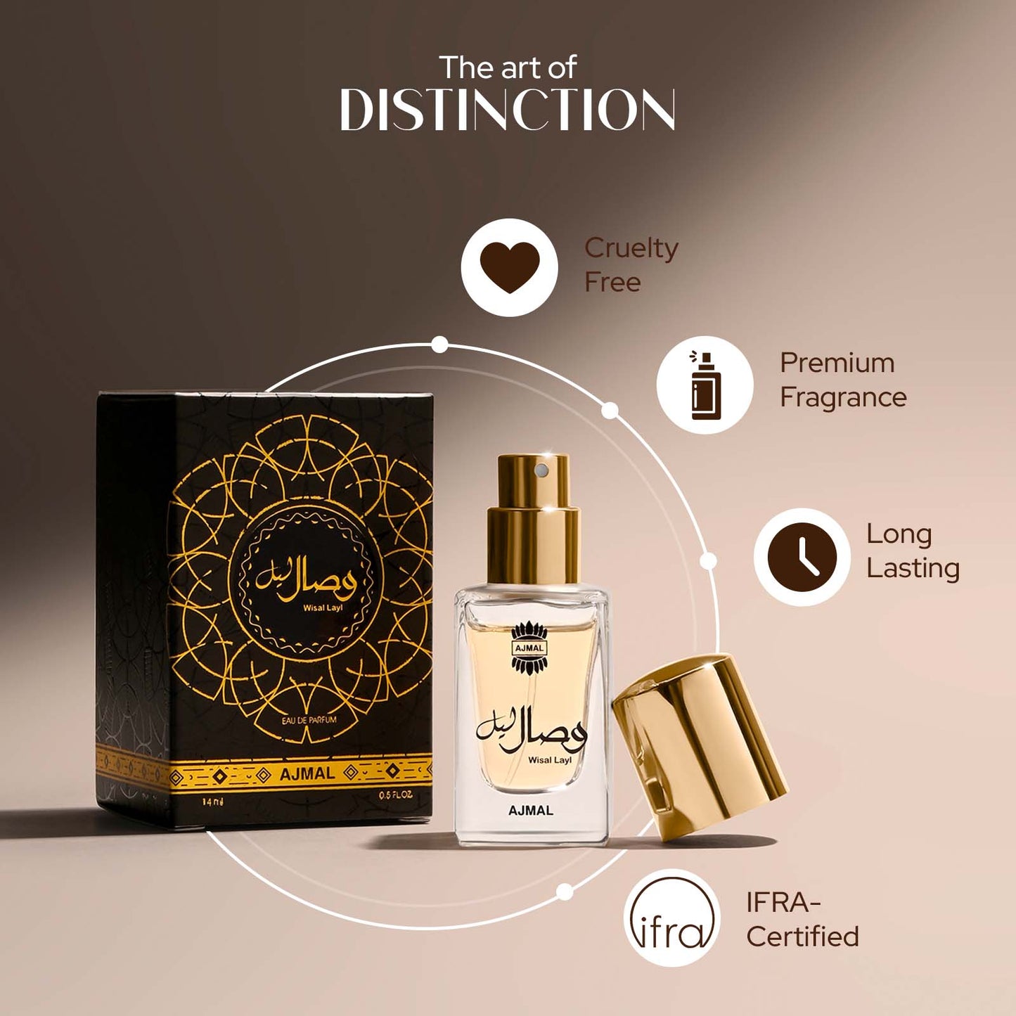 Wisal Layl Perfume 14 ML for Unisex