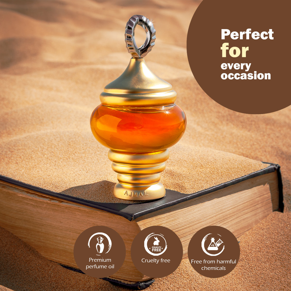 1001 Nights attar 30ml alcohol free oriental woody fragrance
