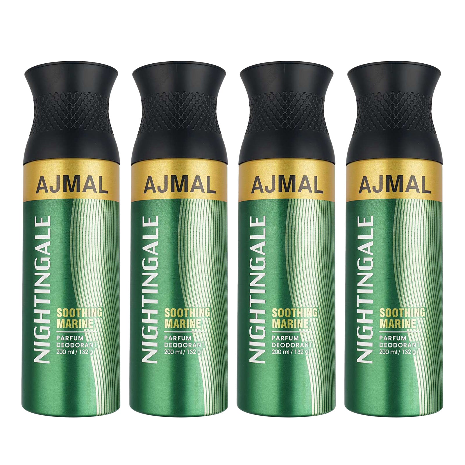 Nightingale Deodorant Combo pack of 4 High Quality Deodorant 200ml each For Unisex