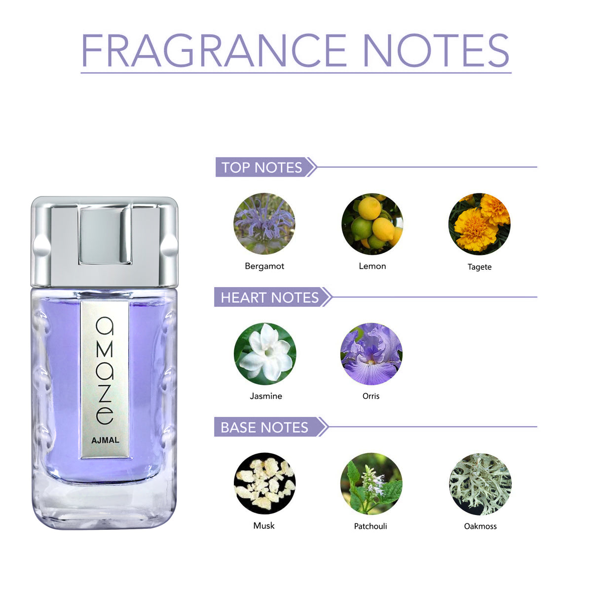 Ajmal Amaze Long Lasting Woody Scent Perfume 100ml