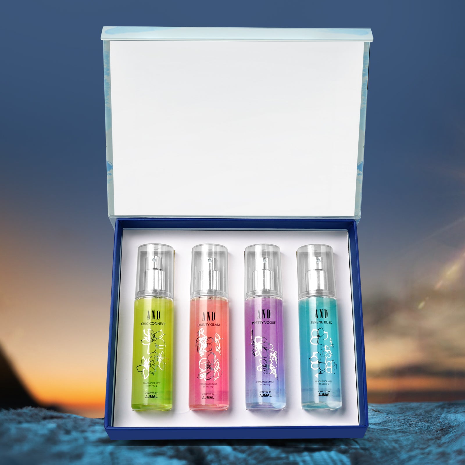 AND Body Mist Gift Set for Women (Pack of 4) 50ml Each