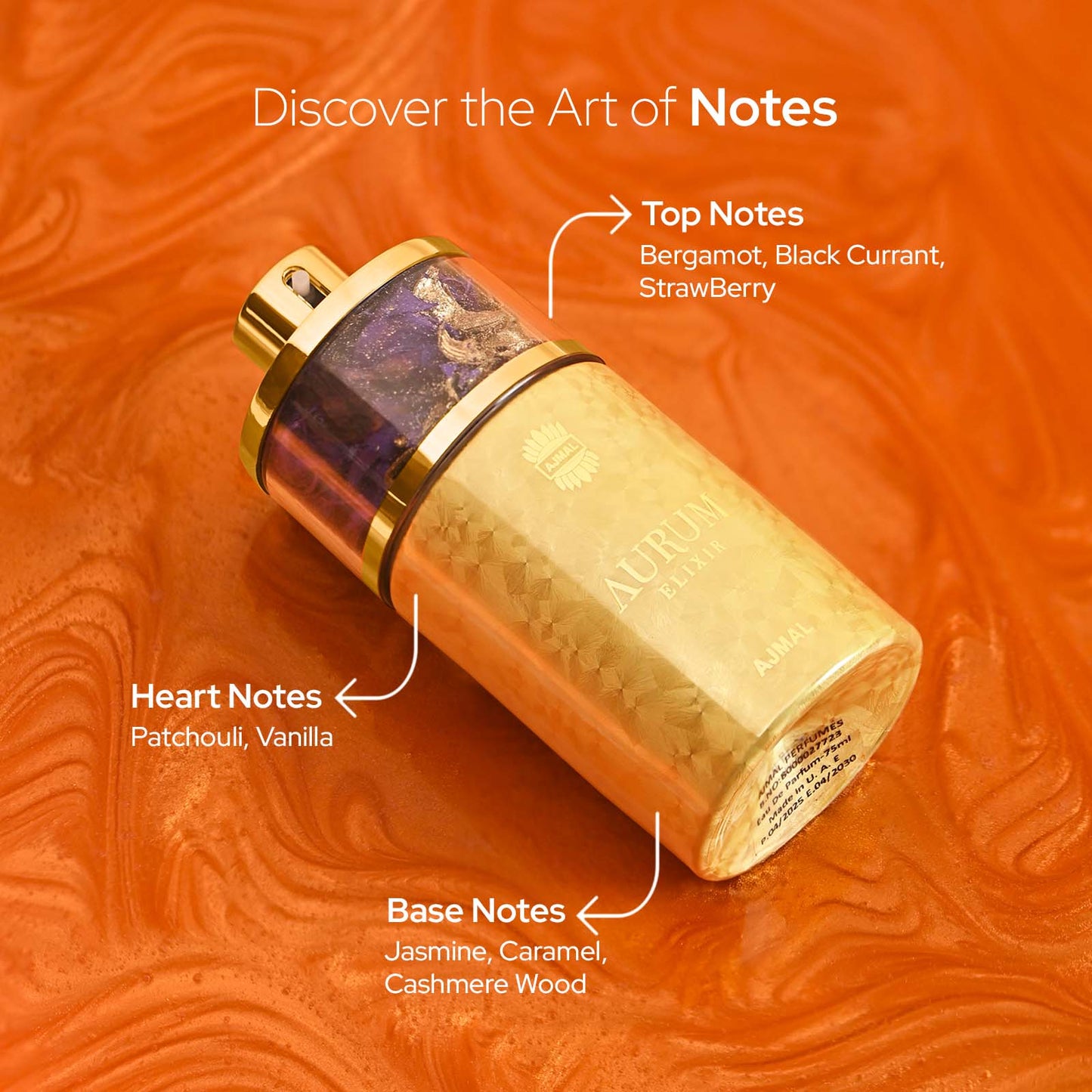 Aurum Elixir Perfume 75 ML for Unisex