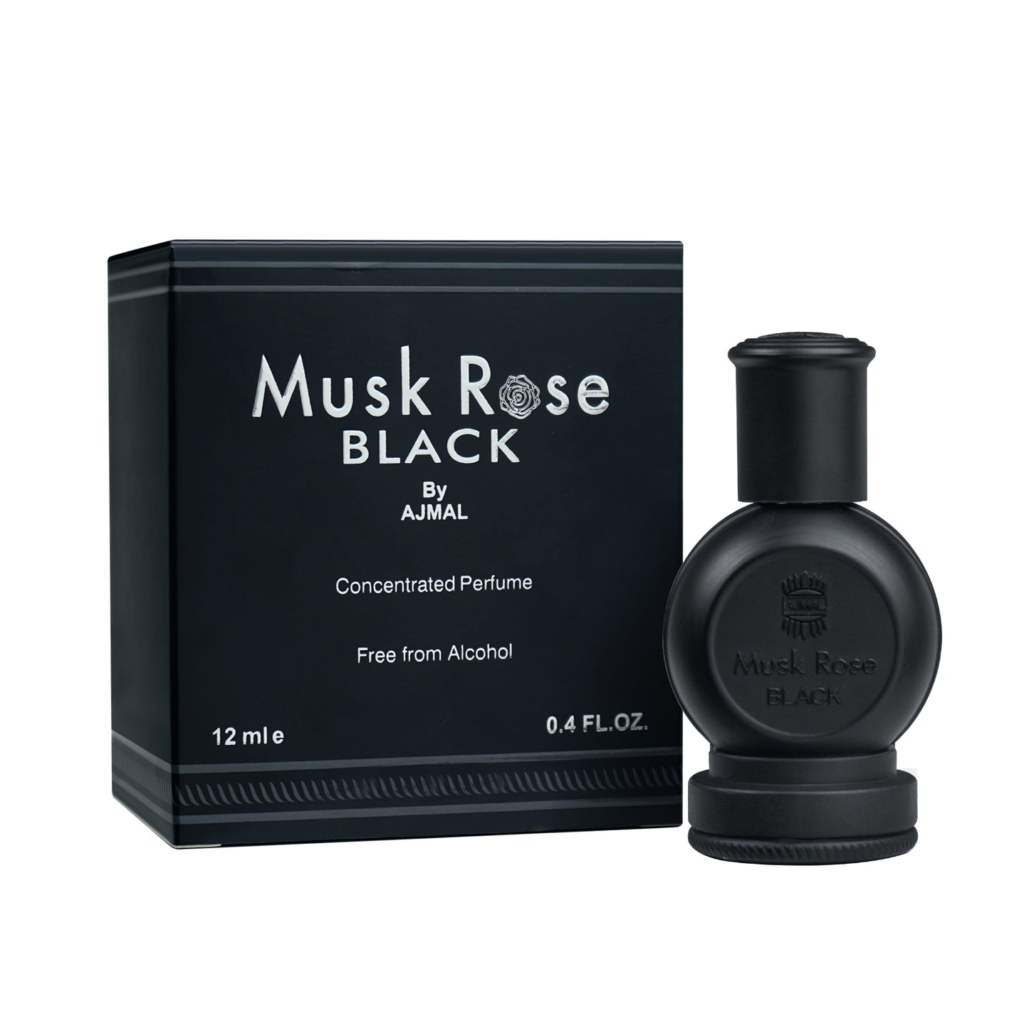 Musk Rose Black Concentrated Perfume 12 ML for Unisex