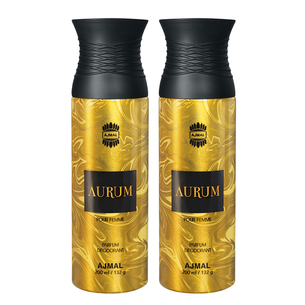 Aurum & Aurum Deodorants 200 ml Pack of 2 Gift For Women