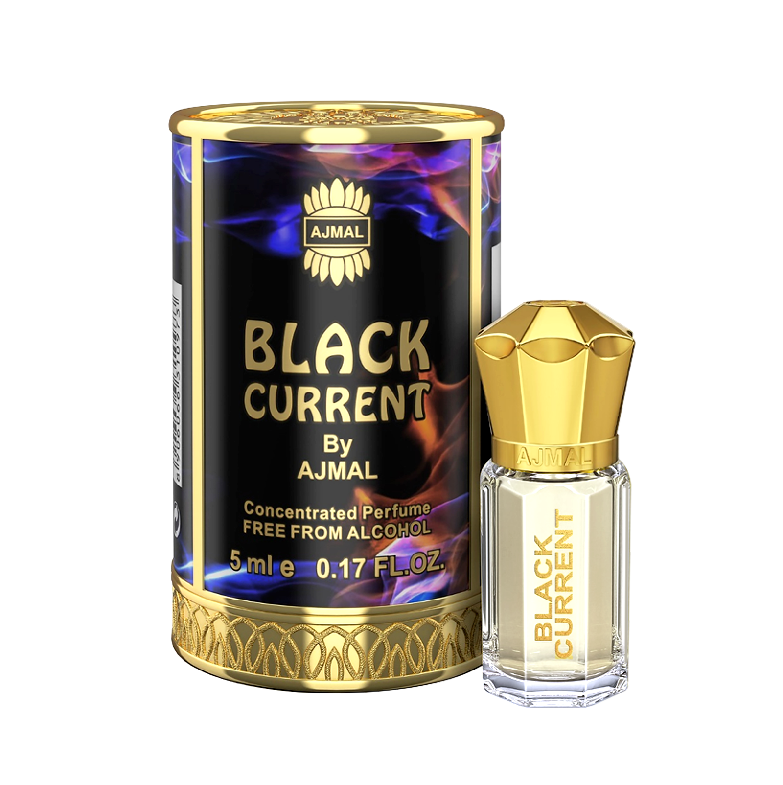 BLACK CURRENT Non-Alcoholic Concentrated Perfume Long Lasting Attar for Unisex - 5 ML