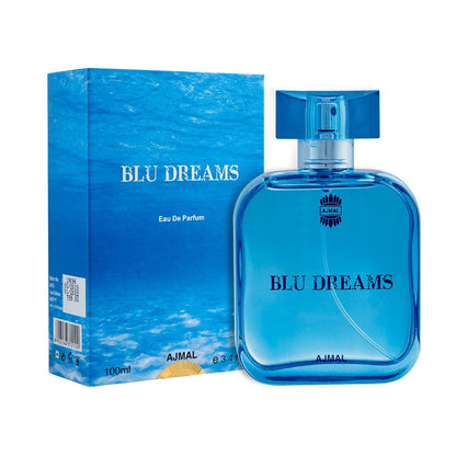 Ajmal Blu Dreams 100ml EDP men fresh aquatic woody perfume