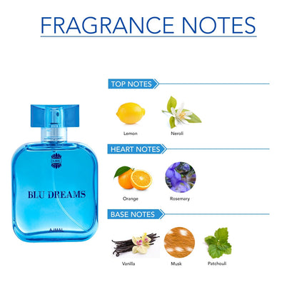 Ajmal Blu Dreams Eau de Parfum 100ml men luxury perfume