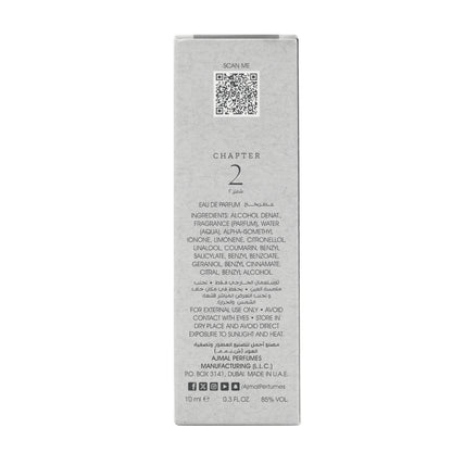 Chapter 2 perfume 10 ML for Unisex