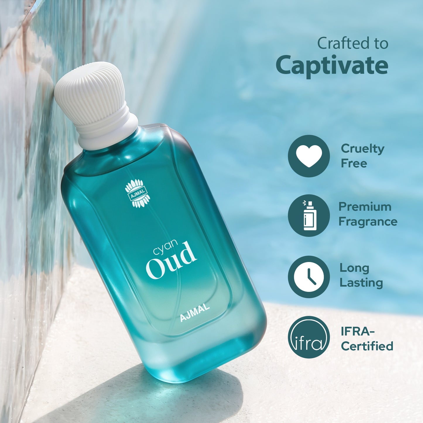 Cyan Oud Perfume 100 ML for Men and Women