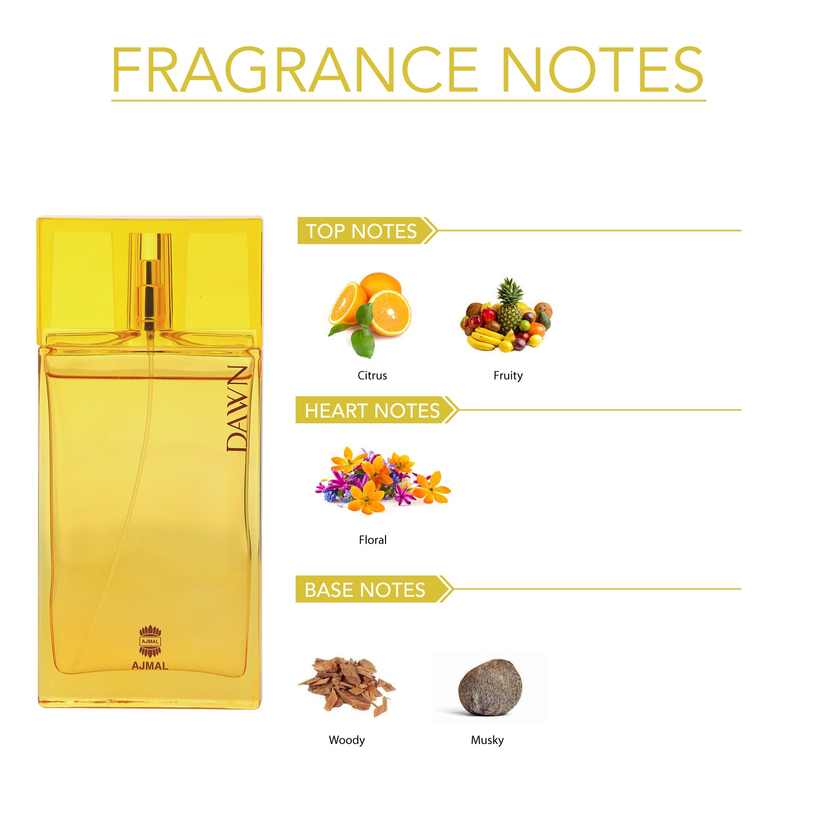 Dawn Perfume Eau De Parfum For Unisex  90ML Made In Dubai