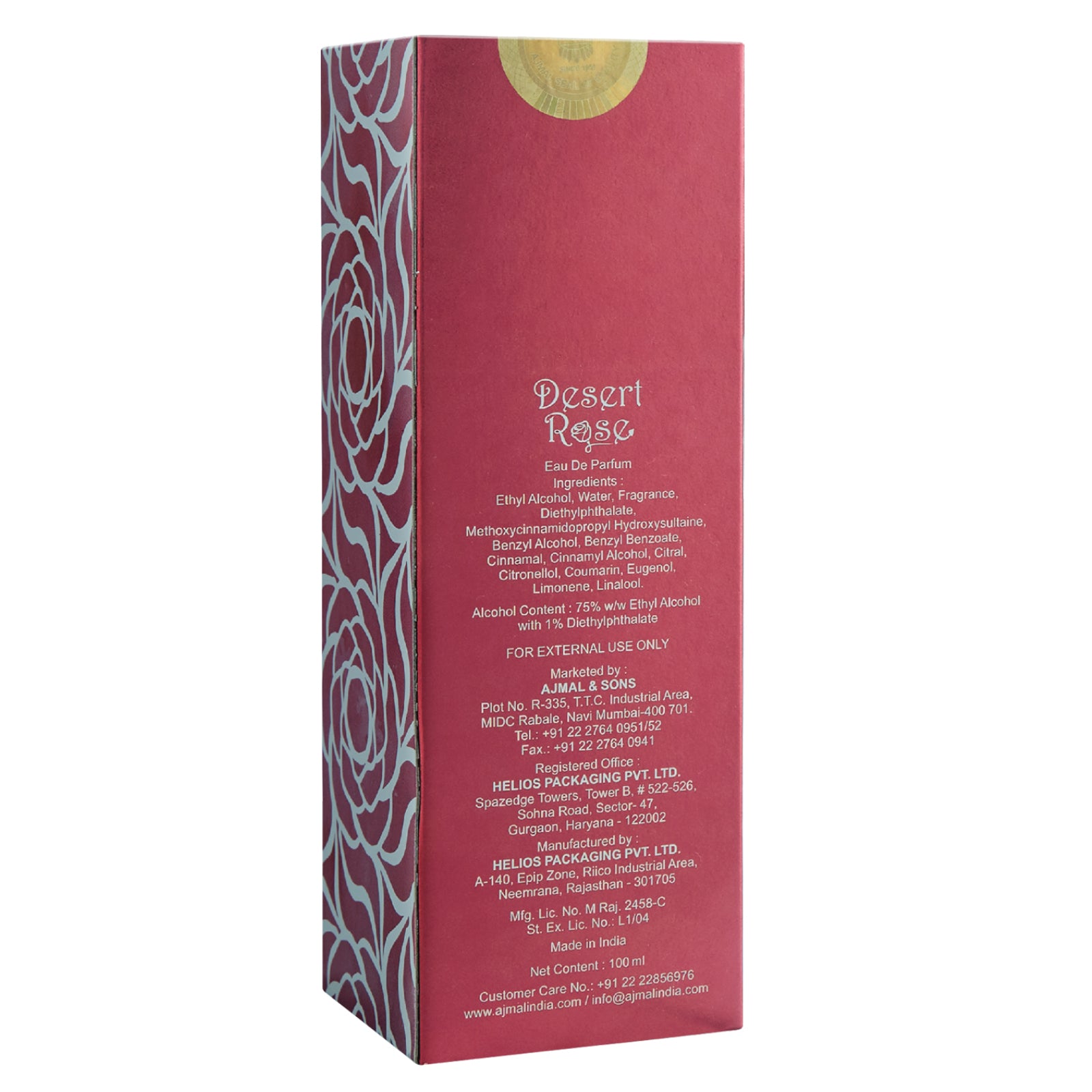 Desert Rose Eau de Parfum Perfume 100ML For Women