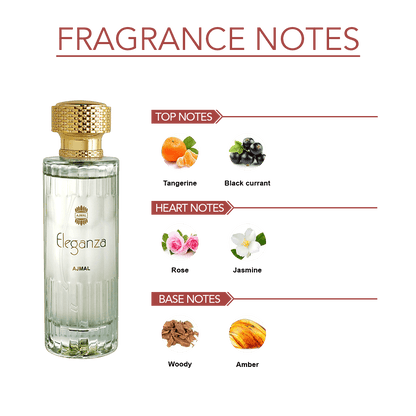 fruity and floral perfume - ELEGANZA EDP Perfume 100ML for Women from Ajmal Perfumes