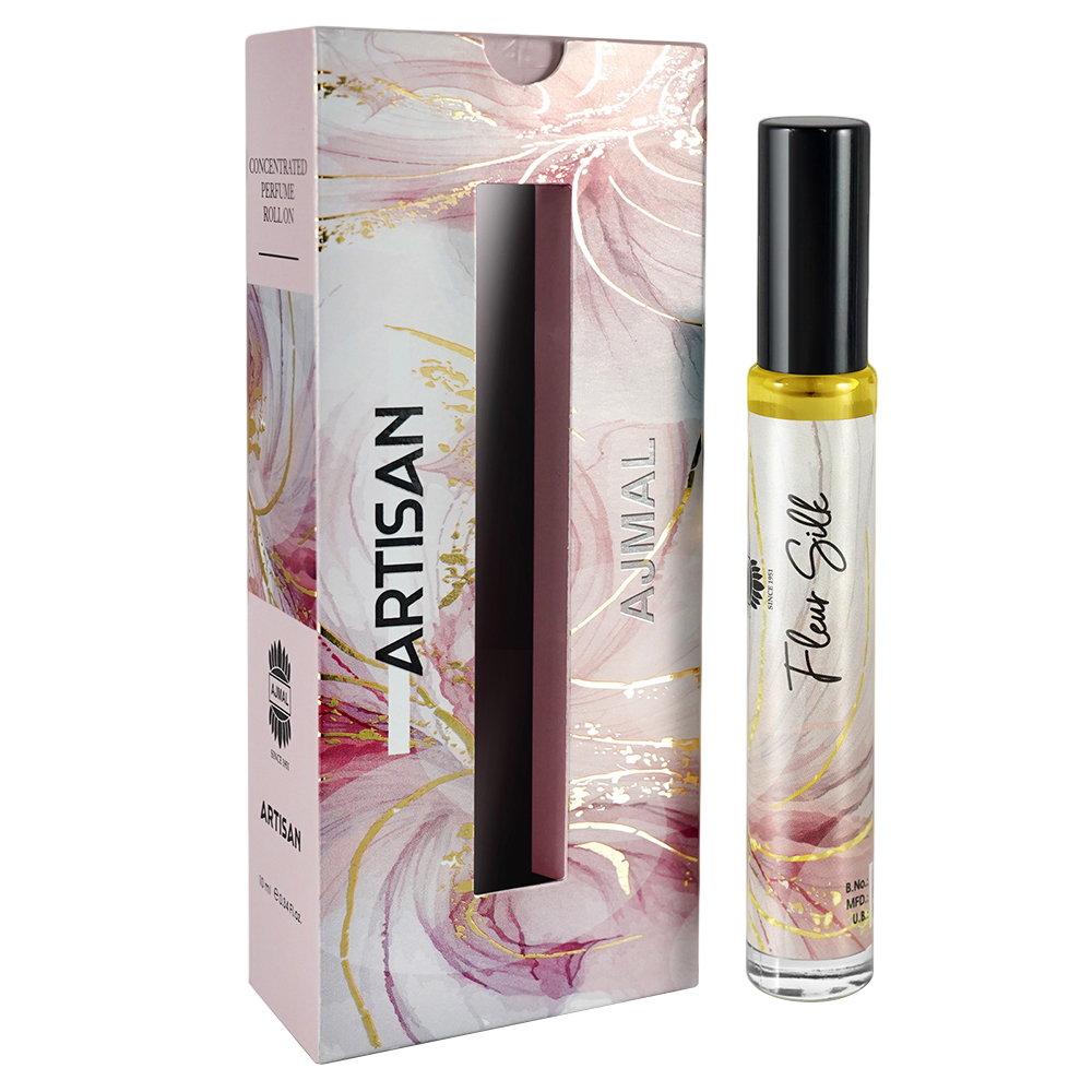 ARTISAN - FLEUR SILK Non-Alcoholic Concentrated Perfume Long Lasting Attar For Women - 10 ML