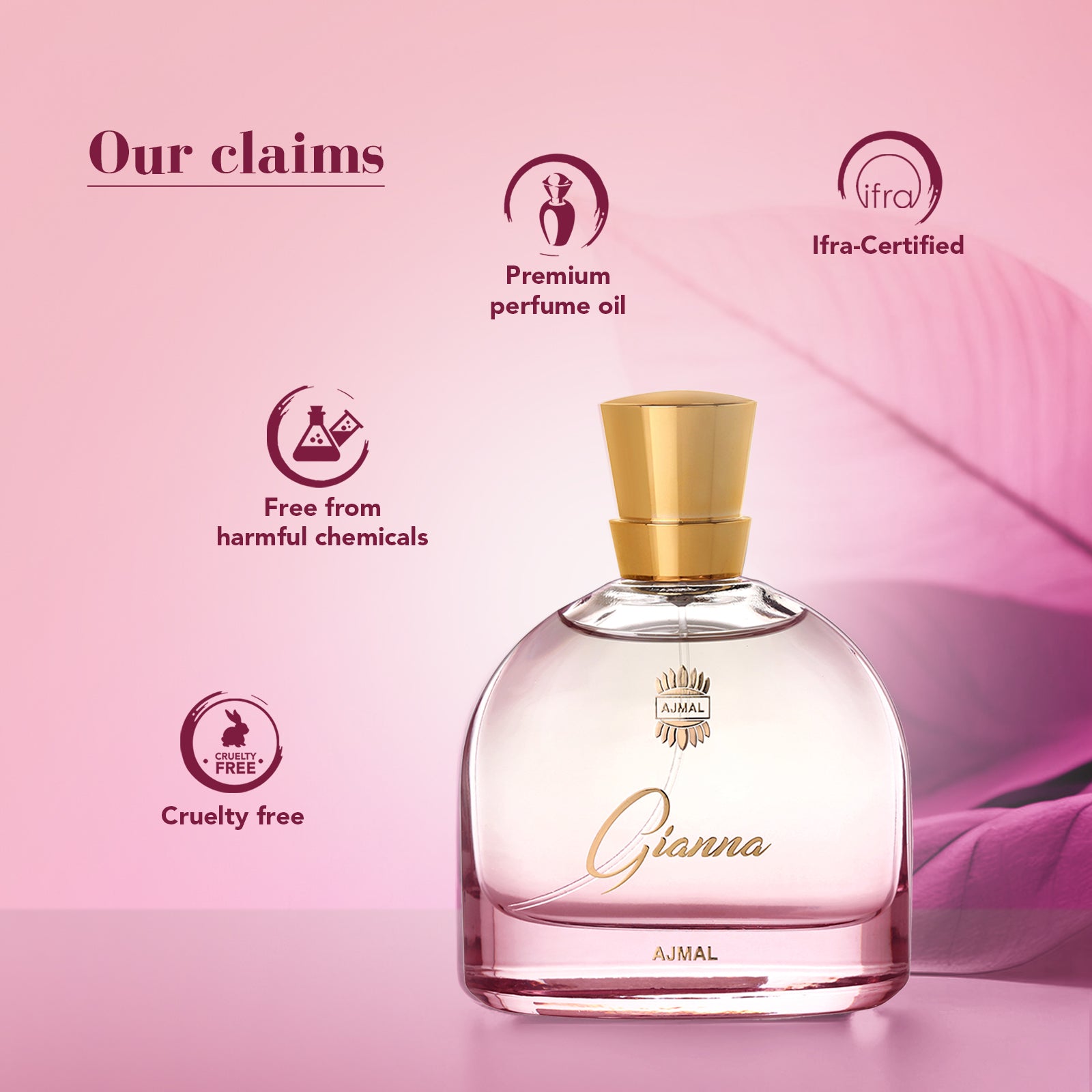 Gianna Eau De Perfumee 100ML Long Lasting Scent Spray Gift For Women