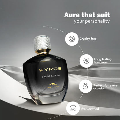 fruity perfume for men ​- KYROS EDP Perfume 100ML for Unisex by Ajmal Perfumes