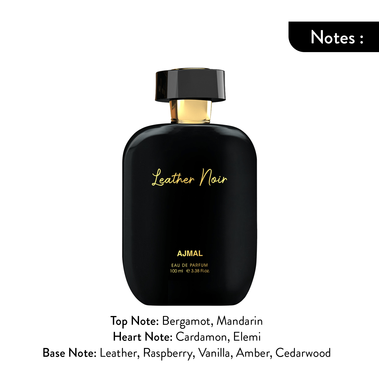Artisan Leather Noir by Ajmal 100ml men luxury fragrance