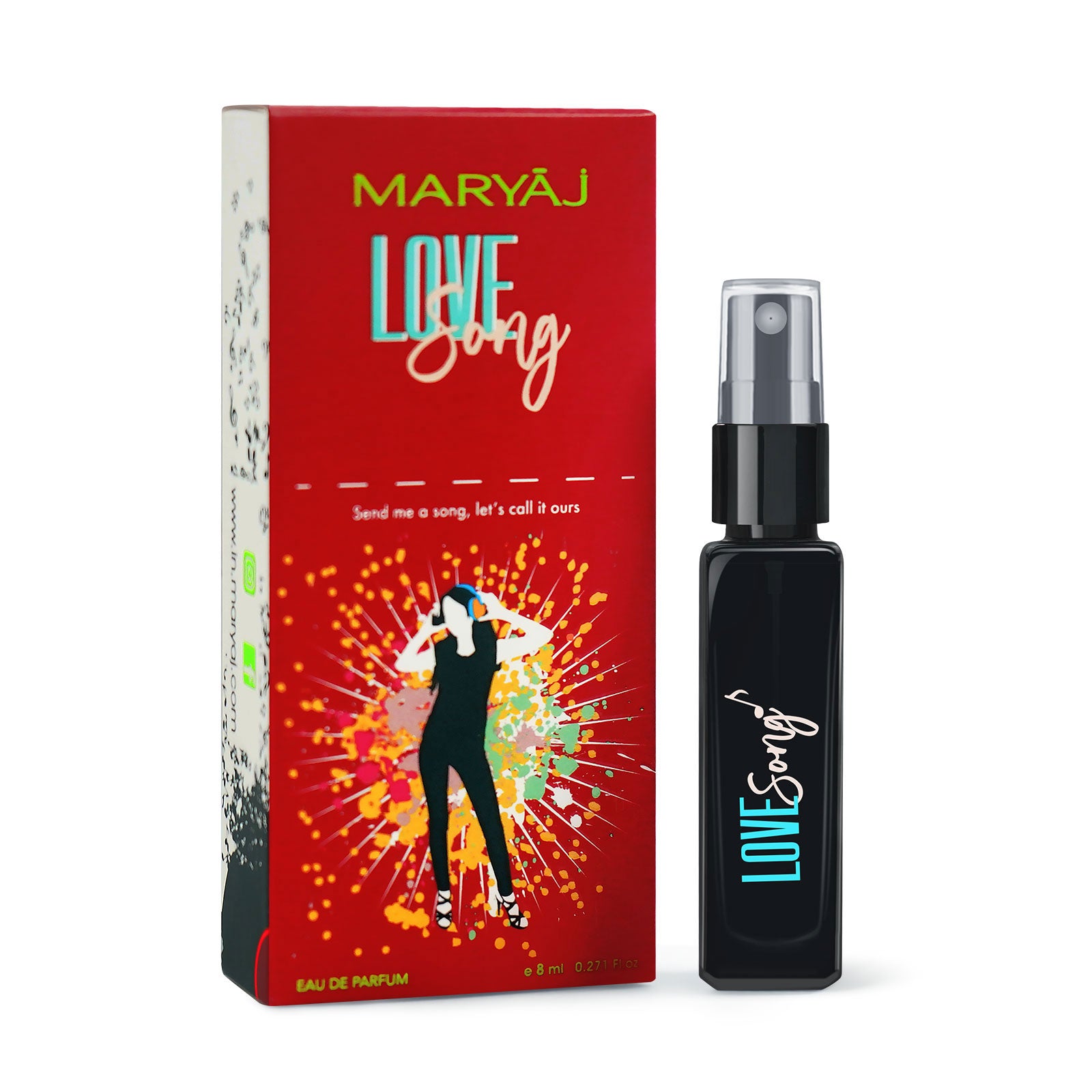 Maryaj Love Song EDP Gift For Her 8ML Long Lasting Scent Spray Gift For Women